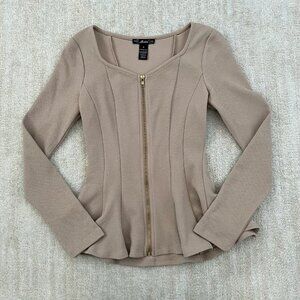 Finesse Stretch Zip Up Long Sleeve Top S